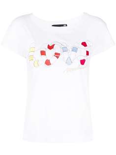 Love Moschino приталенная футболка с логотипом