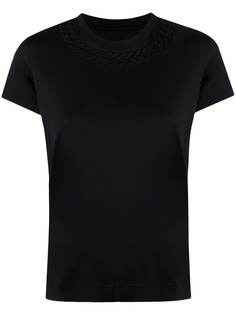 Givenchy футболка из джерси с тиснением