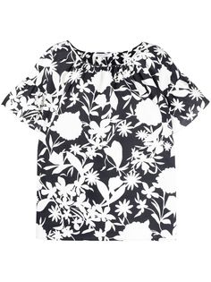 Giorgio Grati футболка с цветочным принтом