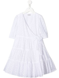 Il Gufo платье с английской вышивкой в горох