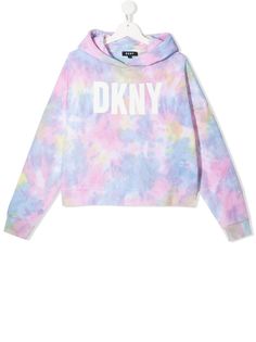 Dkny Kids худи с принтом тай-дай