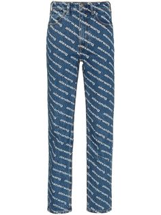 Alexander Wang джинсы скинни с логотипом