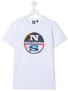 North Sails Kids футболка с логотипом