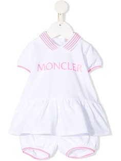 Moncler Enfant комплект из рубашки поло и брюк