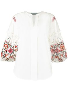 Silvia Tcherassi рубашка Lucaya с вышивкой