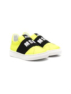 MSGM Kids кеды с логотипом