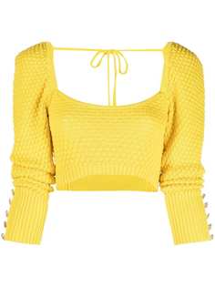 Giuseppe Di Morabito укороченный трикотажный топ