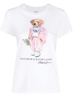 Polo Ralph Lauren футболка с принтом Polo Bear