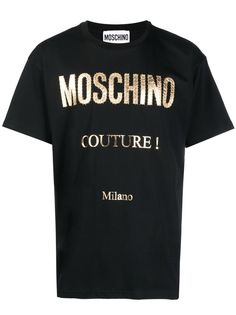 Moschino футболка с логотипом