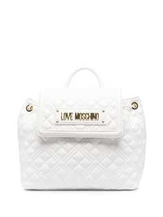 Love Moschino стеганый рюкзак с логотипом