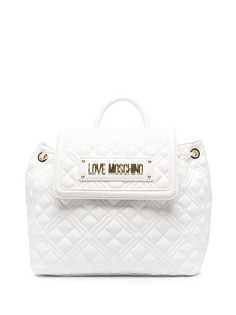 Love Moschino стеганый рюкзак с логотипом