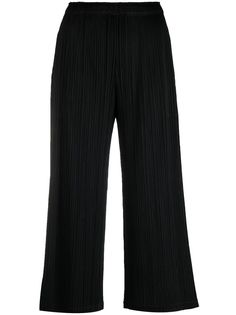 Pleats Please Issey Miyake укороченные плиссированные брюки