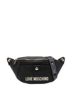 Love Moschino поясная сумка с логотипом