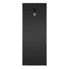 Холодильник MAUNFELD MFF1857NFSB, двухкамерный, черный