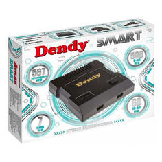Игровая консоль DENDY 567 игр, Smart, черный