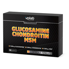 Глюкозамин Хондроитин VPLAB Glucosamine Chondroitin MSM, таблетки, 90шт [vp59754]