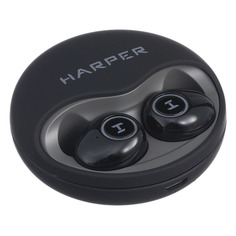 Гарнитура Harper HB-522 TWS, Bluetooth, вкладыши, черный