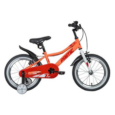 Велосипед NOVATRACK Prime городской (детский), рама 10.5", колеса 16", оранжевый/красный, 11кг [167prime1v.crl20]