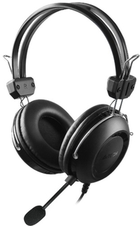 Наушники с микрофоном A4Tech ComfortFit USB HU-35 Black