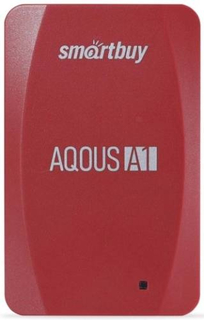 Твердотельный накопитель Smartbuy Aqous A1 128GB USB 3.1 Red (SB128GB-A1R-U31C)