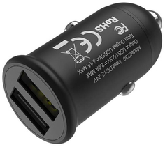 Автомобильное зарядное устройство HOCO RD4, 2 USB, 3,1 A Black (УТ000022084)