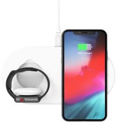 Беспроводное зарядное устройство ADAM Elements OMNIA Q2 2 in 1 Wireless Charging Dock (белый)