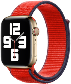 Ремешок Apple Sport Loop для Apple Watch 40мм (красный)