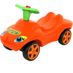 Каталка Wader Мой любимый автомобиль оранжевая со звуковым сигналом (44600_PLS)