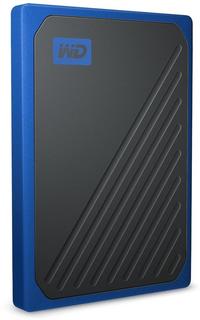 Внешний SSD Western Digital My Passport Go 500Gb (синий)