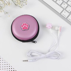 Набор наушники вакуумные с микрофоном и чехол Like me