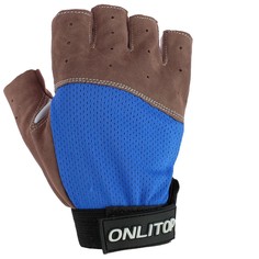 Перчатки спортивные, размер l, цвет синий Onlitop