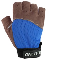 Перчатки спортивные, размер s, цвет синий Onlitop