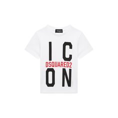 Хлопковая футболка Dsquared2