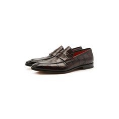 Кожаные лоферы Santoni