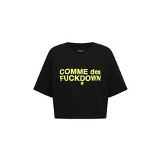 Хлопковая футболка Comme des Fuckdown