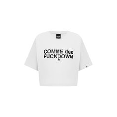 Хлопковая футболка Comme des Fuckdown