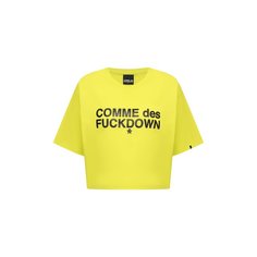 Хлопковая футболка Comme des Fuckdown
