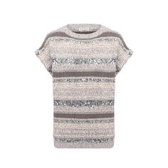 Хлопковый пуловер Brunello Cucinelli