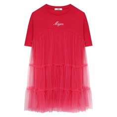 Хлопковое платье MSGM kids