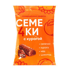 Конфеты Богатырь Семе4ки с курагой, семечками, мёдом и шоколадом 170 г