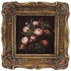 Картина в раме Glasar, масло 12x2x12см ГЛАСАР