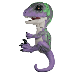 Динозавр Fingerlings Untamed интерактивный Dino фиолетовый с темно-зеленым