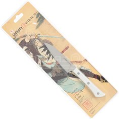 Нож кухонный стальной Samura Harakiri SHR-0011W/K для овощей, 9.9 см