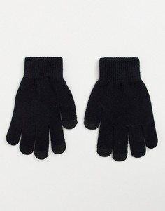 Черные перчатки Aldo-Черный цвет