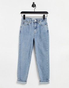 Выбеленные джинсы премиум-класса Topshop-Голубой