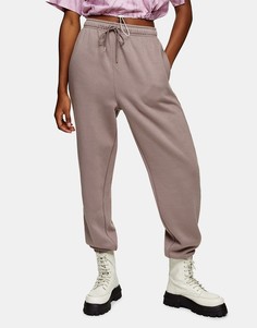 Бежевые спортивные брюки Topshop-Коричневый цвет