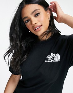 Черная футболка с логотипом The North Face-Черный цвет