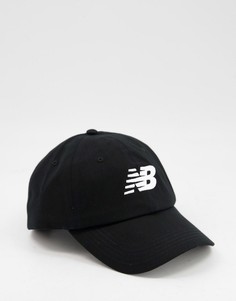 Черная кепка с логотипом New Balance-Черный