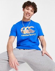 Синяя футболка Canterbury-Голубой