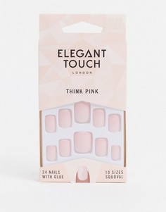 Накладные ногти Elegant Touch Think Pink-Розовый цвет